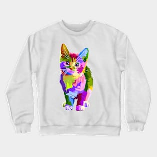 cute cat Crewneck Sweatshirt